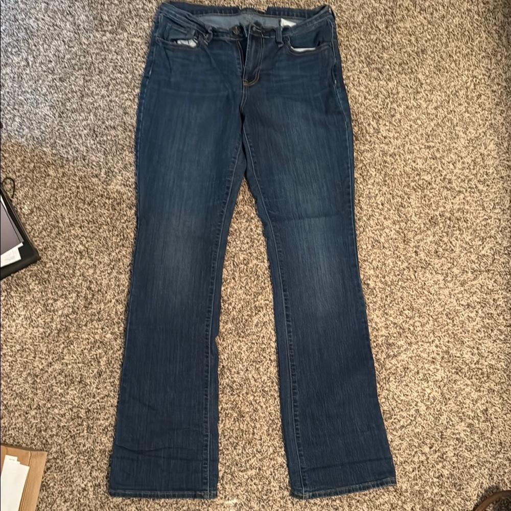 Old Navy Blue Straight Leg Jeans Classic Style